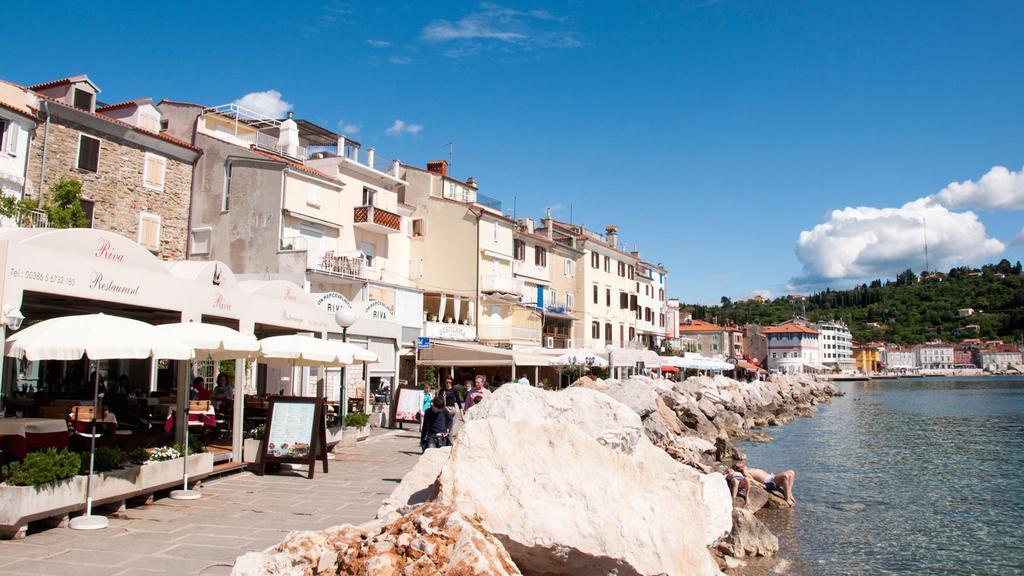 Apartments&Rooms Riva Piran Buitenkant foto